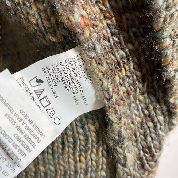 Prana Women’s XS Autum Rein Wool Blend Turtleneck Knit Sweater Pullover Brown - Picture 3 of 10